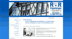 Desktop Screenshot of fenster-tueren-rippberger.de